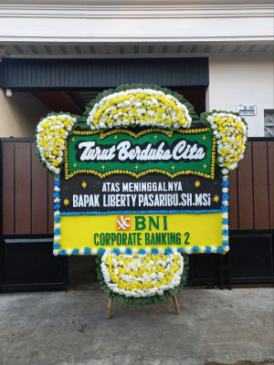 Papan Bunga Duka di Duri Selatan