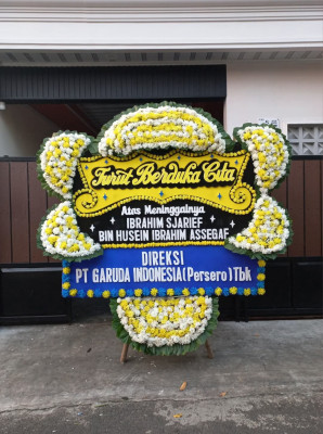 Papan Bunga Duka di Duri Selatan
